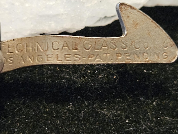 Antique cabinet knobs pulls Green Glass metal 194… - image 11