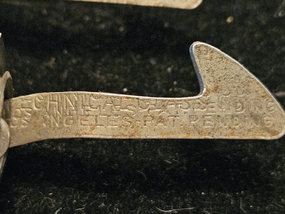 Antique cabinet knobs pulls Green Glass metal 194… - image 5