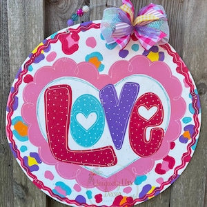 Valentines Door Hanger, LOVE Door Hanger