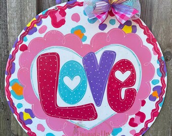 Valentines Door Hanger, LOVE Door Hanger