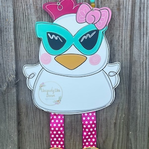 Chicken Door Hanger, Farm Door Hanger, Door Hanger
