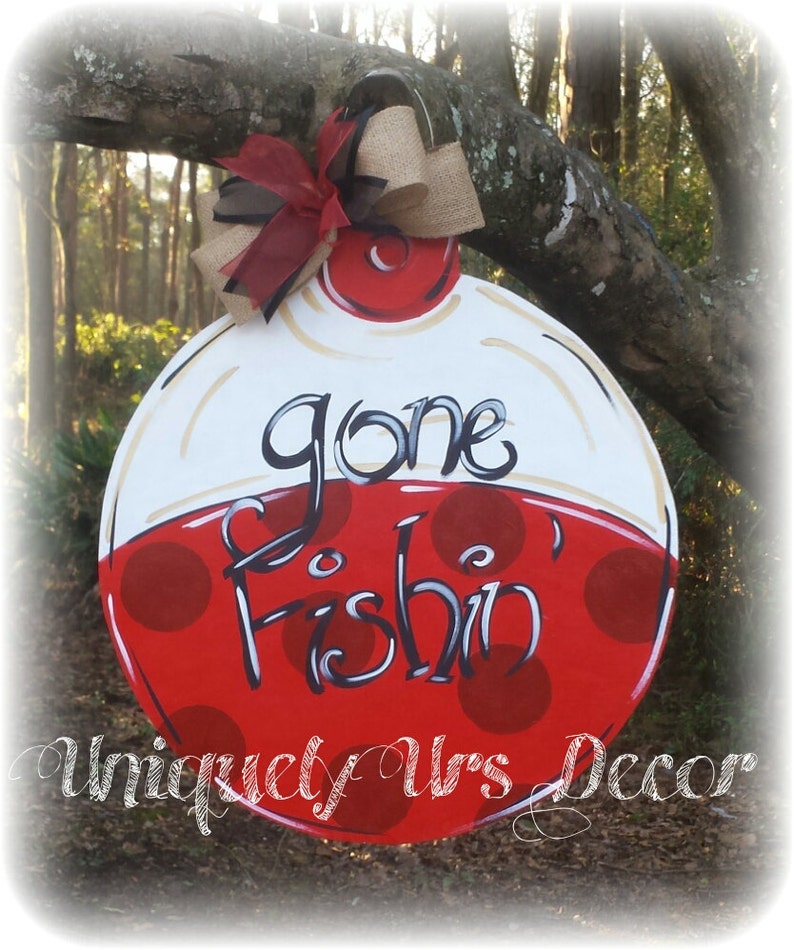 Fishing Bobber Door Hanger image 1