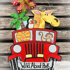 Teacher Door Hanger, Classroom Door Hanger, Jeep Door Hanger, Safari Door Hanger