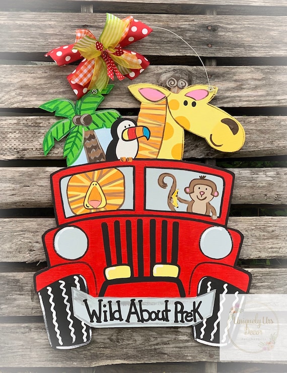 Teacher Door Hanger Classroom Door Hanger Jeep Door Hanger Etsy