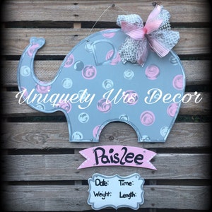 Baby Door Hanger, Hospital Door Hanger, Nursery Door Hanger, Door Hanger