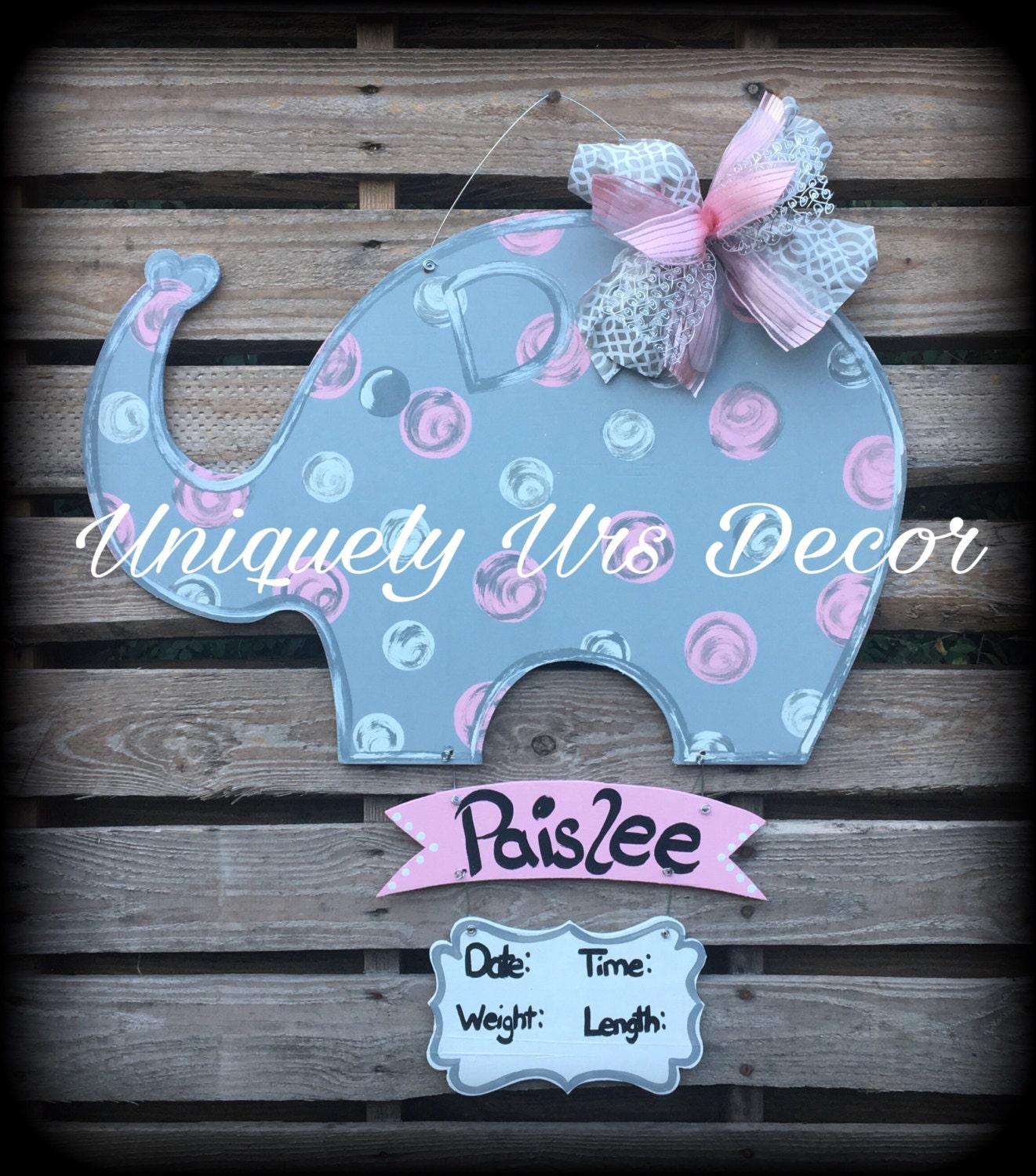 Baby Door Hanger Hospital Door Hanger Nursery Door Hanger Etsy