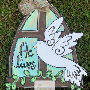 Dove Door Hanger, Easter Door Hanger, Door Hanger