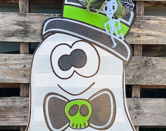 Ghost Boy or Girl Door Hanger, Door Hanger, Halloween Door Hanger
