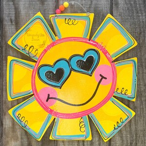 Sun Door Hanger, Summer Door Hanger, Door Hanger