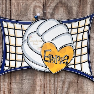 Volleyball Door Hanger, Door Hanger