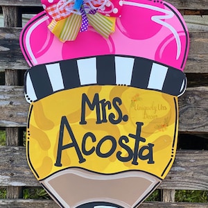 Pencil Door Hanger, Door Hanger, Teacher Door Hanger