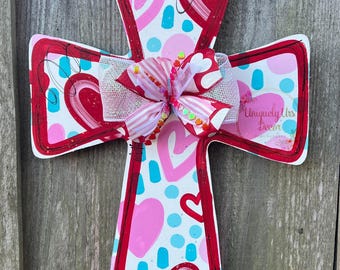 Cross Door Hanger, Valentine Hearts Door Hanger, LOVE Door Hanger
