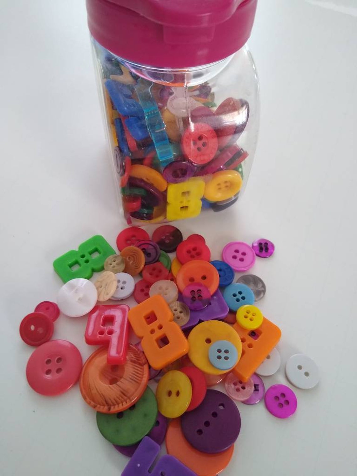 Buttons Colorful Buttons Craft Buttons Button Collection Etsy