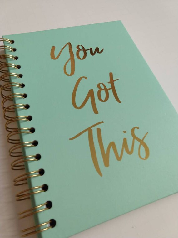 hard cover designer notebook spiral bound notebook spiral etsy binder cover creator