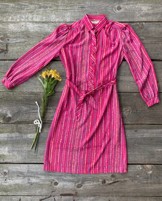 1970s Shirt Dress