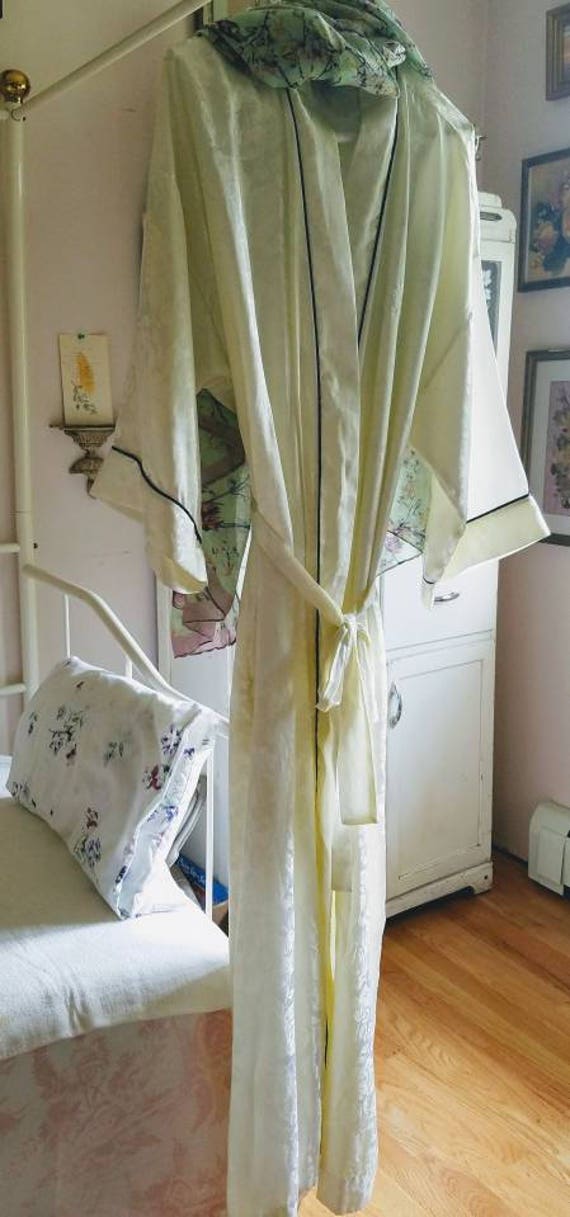 Christian Dior Robe White Flowing Glam Bridal Robe