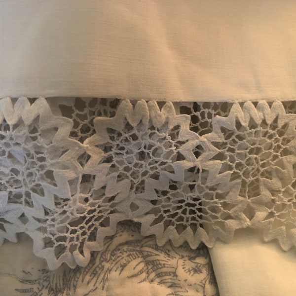 Lace Pillowcases Etsy