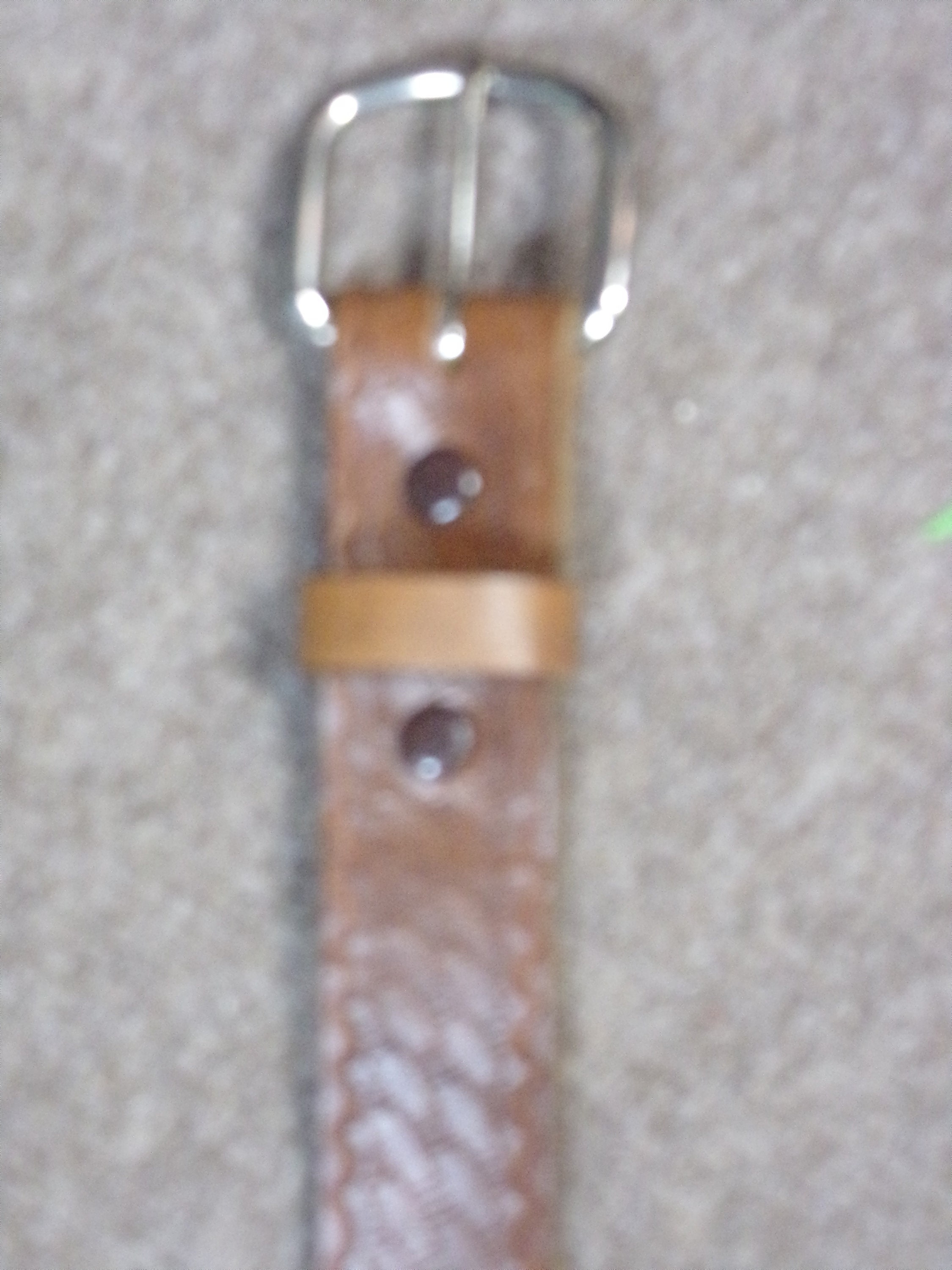 brown weave belt