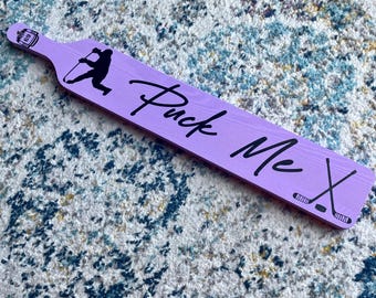 Custom Hockey Romance Wood Paddle, Bookish Romance Reader Bookstagram Booktok Prop Bookshelf Decor, Romance Book Trope