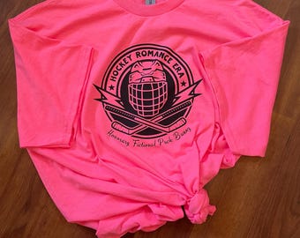 Bookish Shirt, Hockey Romance Era, Honorary Fictional Puck Bunny, Book Merch, Custom colors