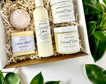 Mother’s Day Body Care Gift Box, Natural Body Care Gift Set, Handcrafted Natural Spa Gift Set, Self Care Gift,  Mother’s Day Spa Gift Set