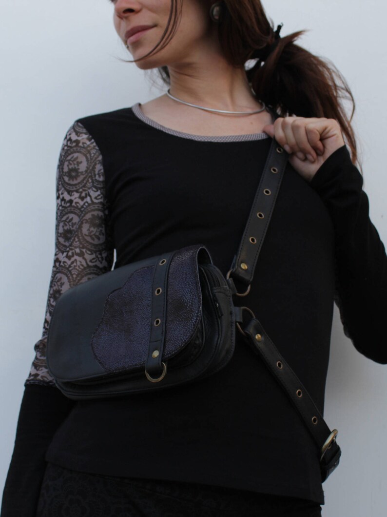 Genuine Leather BagUtility BeltHip BagHip PackFanny PackFanny BagHip BeltFestival accessoriesSEKMETH Deep BrownMIMISAN