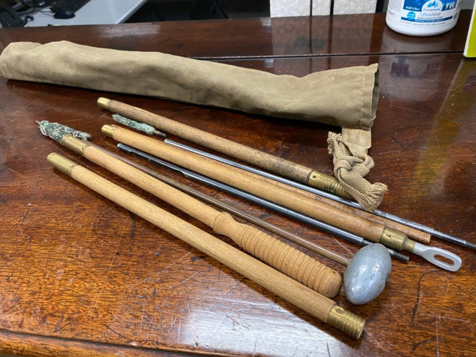 A vintage guncleaning kit in original canvas bag Etsy