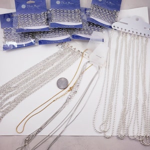 DESTASH lot of chain, jewelry making supplies, destash chain