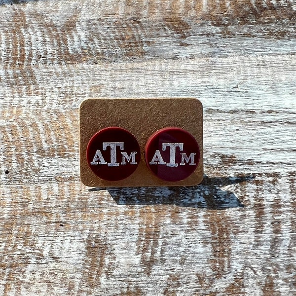 Aggies Texas A&M Stud Earrings