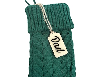 Christmas Stocking Tags Custom Name Tags