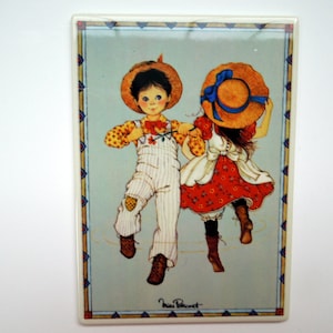 Postal VilboCard de porcelana en caja de cerámica inusual, tarjeta postal Villeroy & Boch, regalo para el Día de la Madre, aniversario de bodas y cumpleaños.