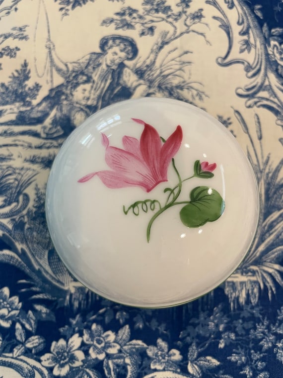 花柄陶磁器 AUGARTEN アウガルテン オーストリア 小物入れ 花柄陶磁器
