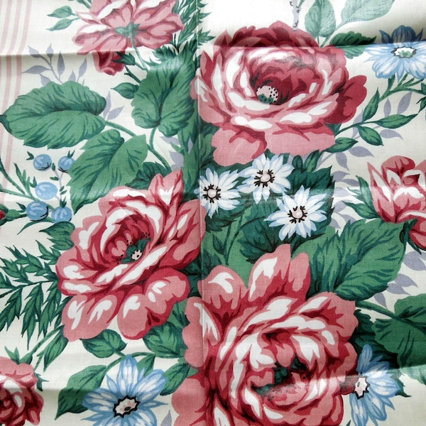 Floral Chintz Fabric - Etsy