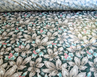 Vintage Schumacher "Heidelberg" Chintz-Stoff: Geblümter Polierter Baumwolle BTY