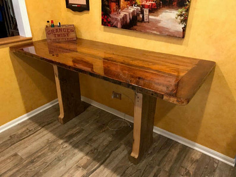 reclaimed barnwood kitchen table