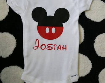 mickey onesie baby
