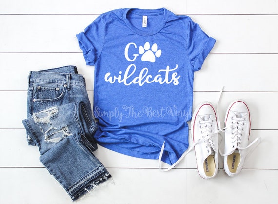 Wildcats Shirt Wildcat Spirit Shirt Wildcat Spirit Wear | Etsy