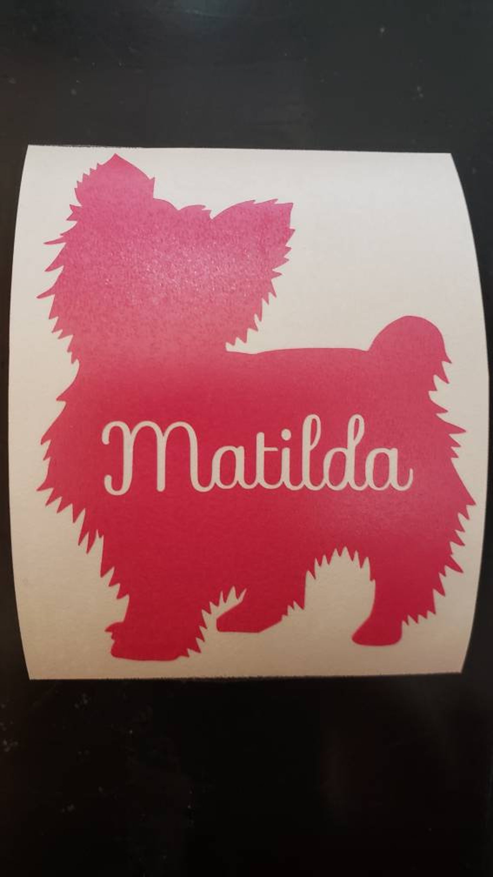 Dog Breed Decal Dog Breed Stickers Dog Name Decal Dog Etsy