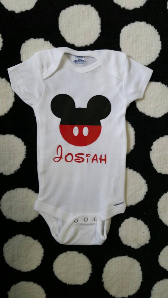 mickey onesie baby