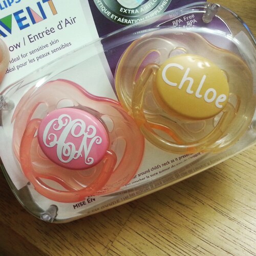 Baby Shower Gift/personalized Pacifier/pacifier Etsy