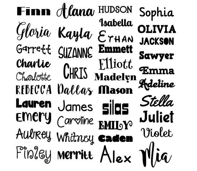 Name Decal | Name Stickers | Personalized Name | Name Sticker Decal |…