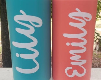 Name Decal | Name Sticker | Water Bottle Decal | Name Sticker Decal | Name for Water Bottle| Water Bottle Sticker | Name Stickers for School