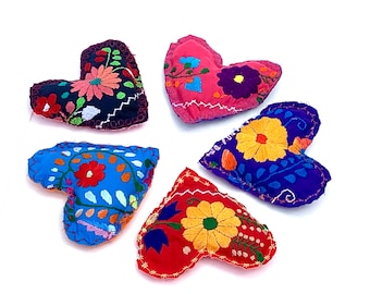 Mexican Dress Lavender Heart Sachets