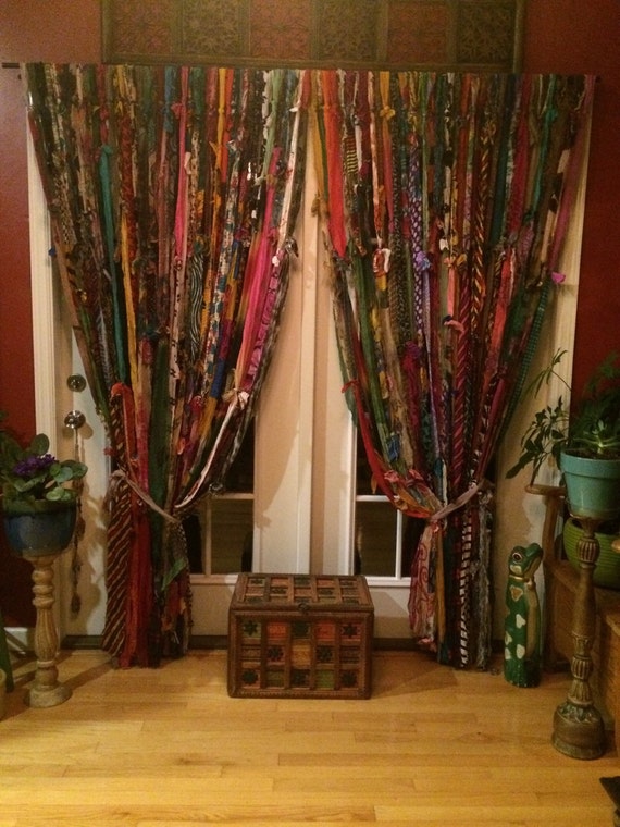 Boho Curtainscustom 80 Inches Wide By 84 Long Etsy