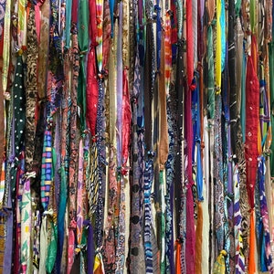 Bohemian curtains 40x84 and 2 boho balls