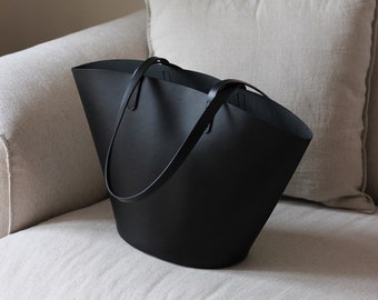 Sac en cuir I Sac fourre-tout en cuir | Shopper en cuir Je commercialise un sac en cuir | Sac bandoulière en cuir