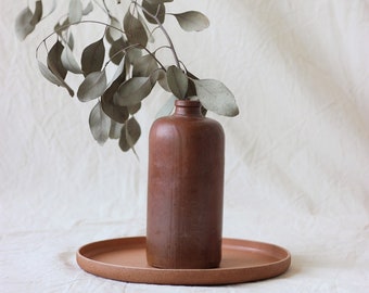 round decorative bowl made of leather | decorative round tray | Jewelry bowl | Leather shell | Storage tray