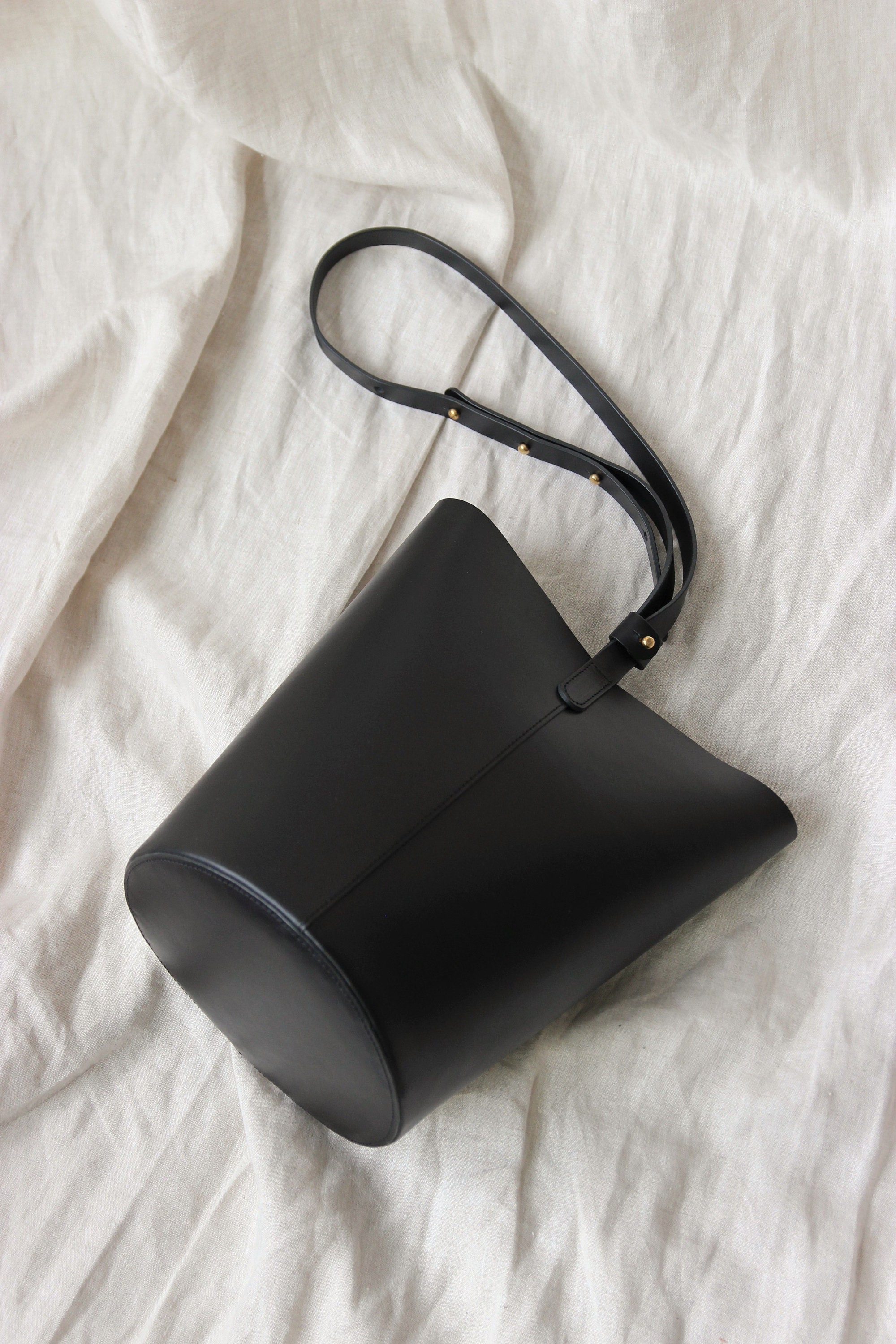 Leather Bucket Bag