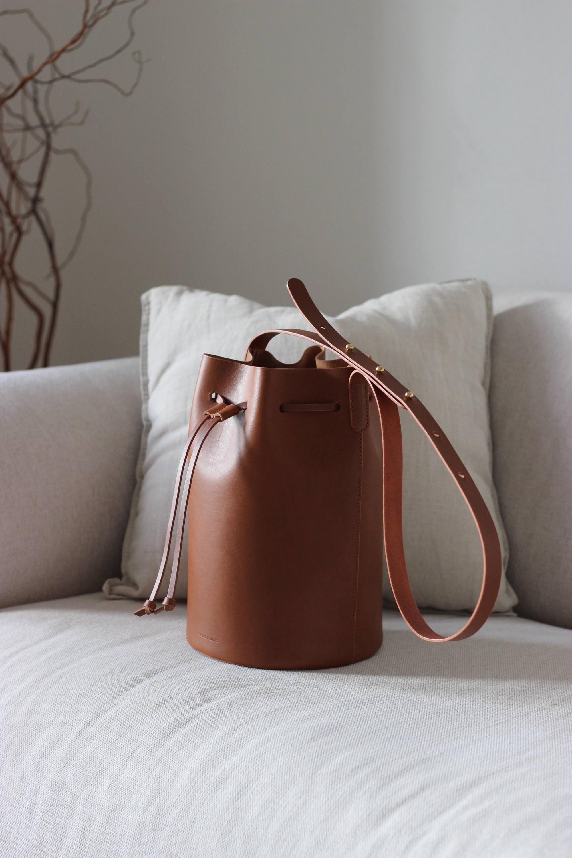 Bucket Bag Leder Beuteltasche Leder Eimertasche I