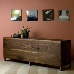 Solid Walnut Cabinet Etsy UK